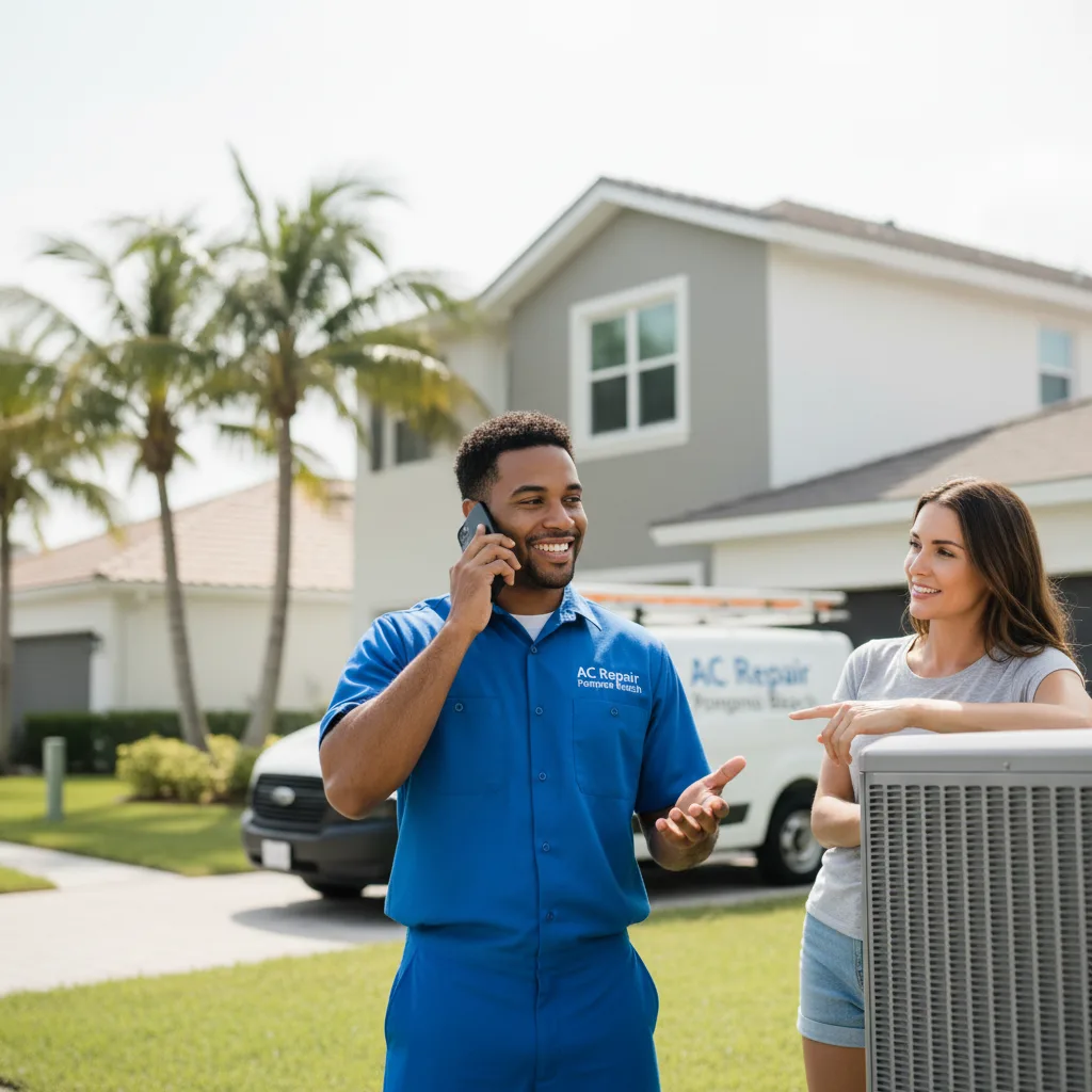 AC Repair Pompano Beach customer support in Coulterville